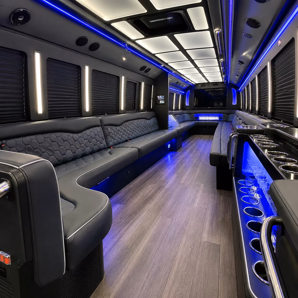 lafayette party bus rentals inside