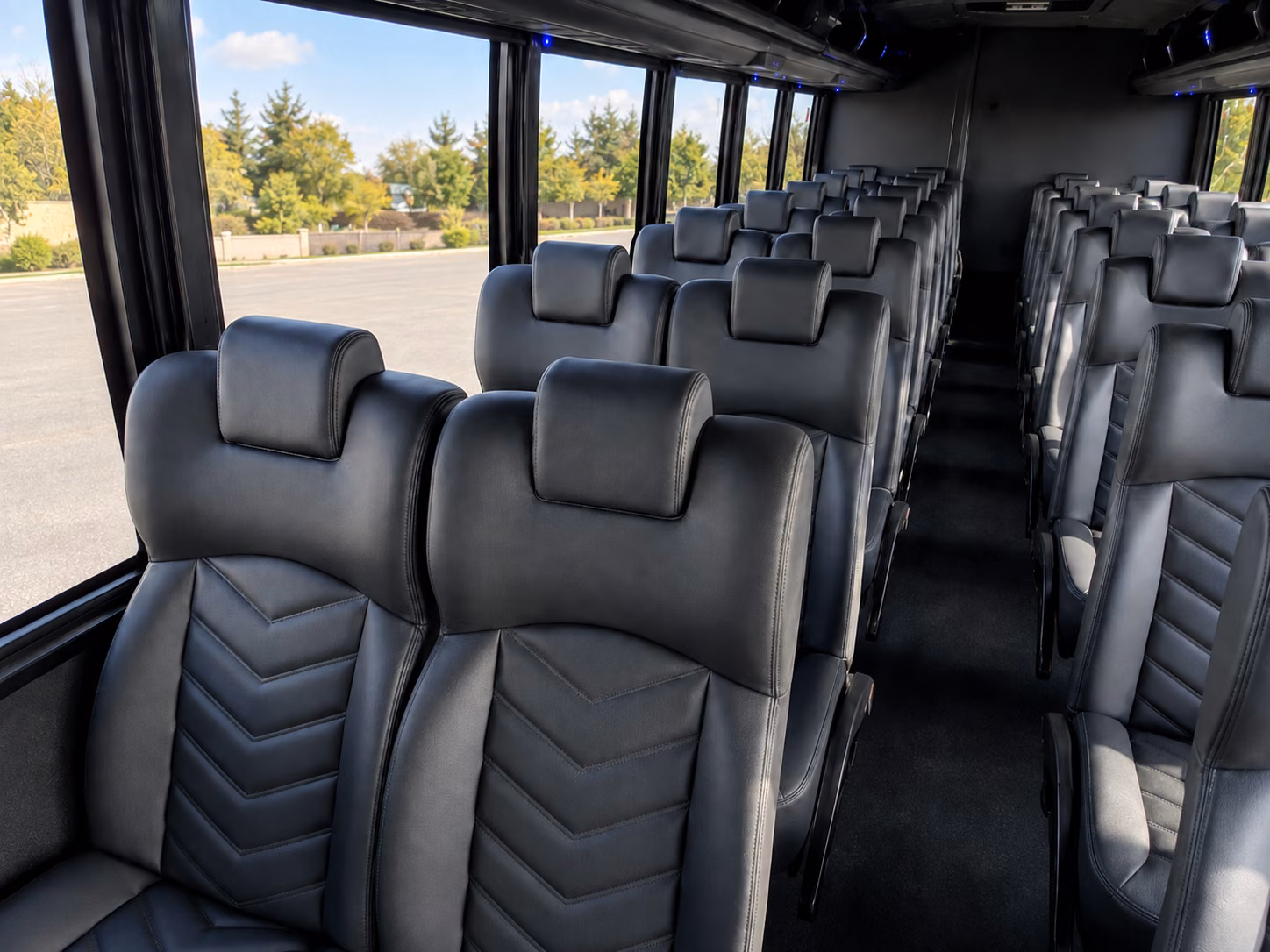 lafayette wedding transportation onboard seating